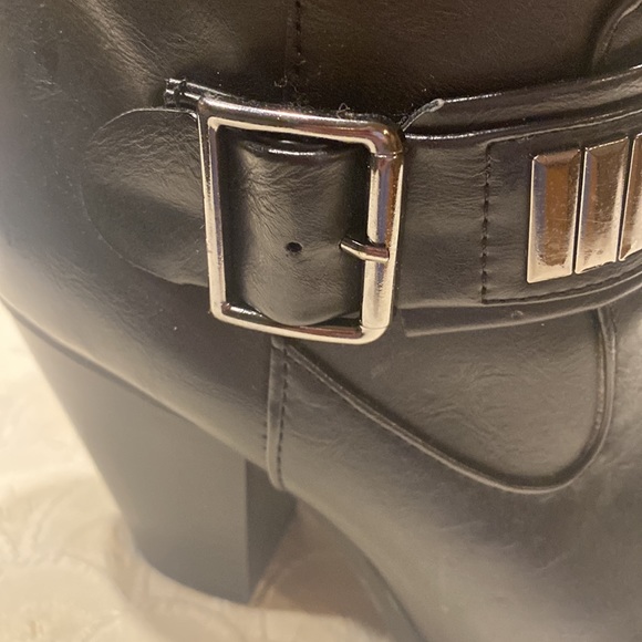 Rampage Black Booties Size 7.5 - Picture 3 of 10